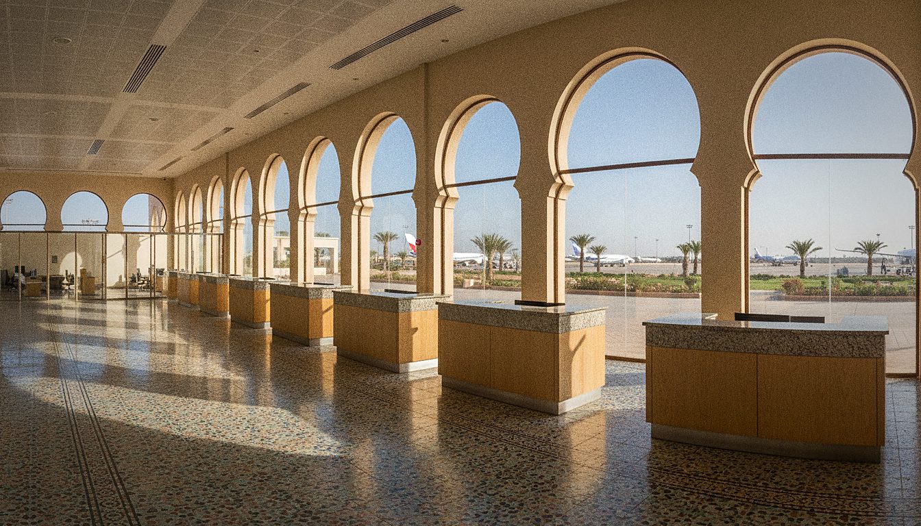 Comptoirs de location de voiture à l'Aéroport de Marrakech