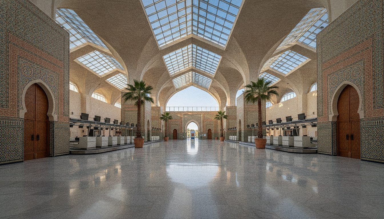 Hall d'enregistrement de l'Aéroport de Marrakech