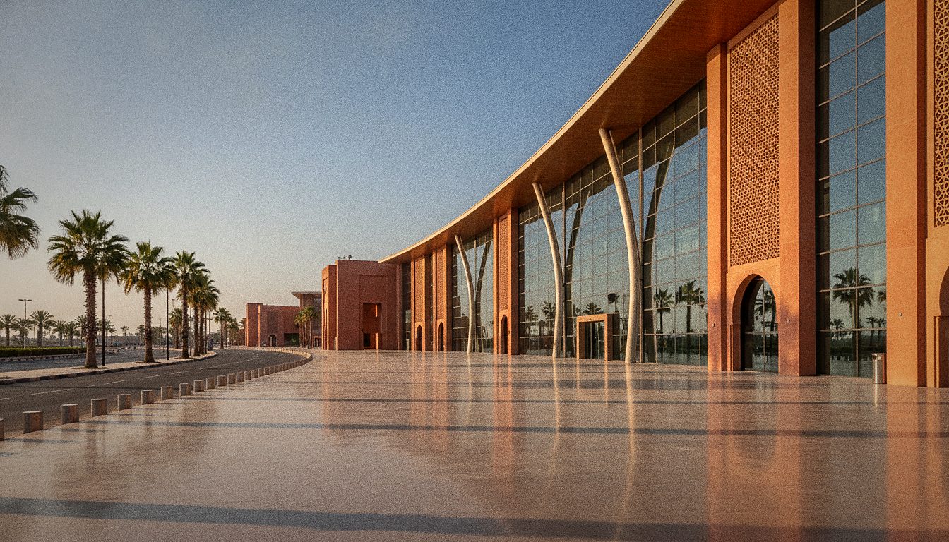 Zone des arrivées de l'Aéroport de Marrakech